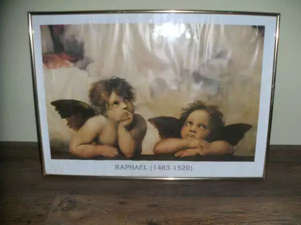 1. Снимка на Продавам Картина с позлатена рамка копие на Рапхаел 1483 - 152