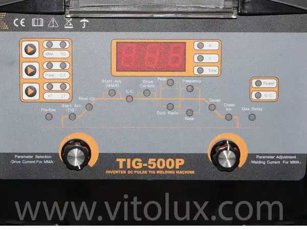 2. Снимка на Аргонов инвертор TIG 500 PULSE MMA с Водно охлаждане