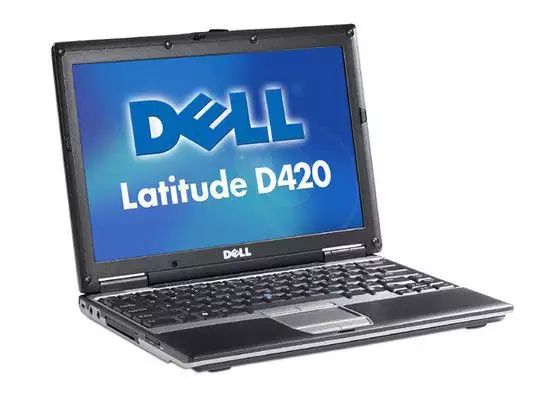Лаптоп DELL двуядрен, 1.5GB, 80GB, DVD, WIFI, 12LCD