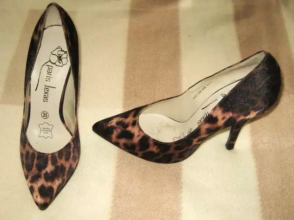 1. Снимка на Нови Сатенени тигрови обувки с кожена стелка