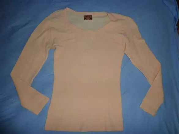 1. Снимка на Блуза цвят праскова