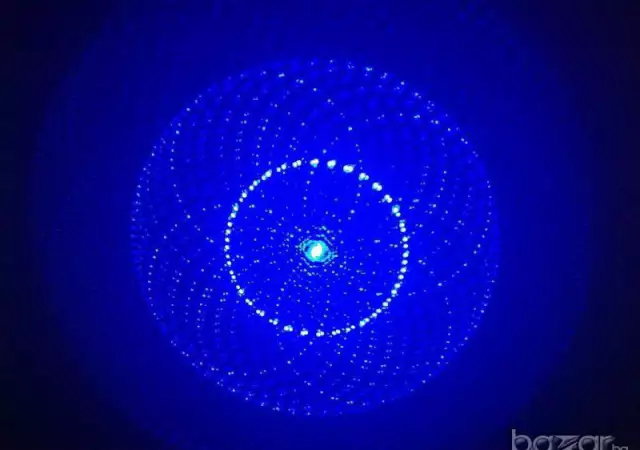 8. Снимка на ново мощен син лазер - 200mw 5km