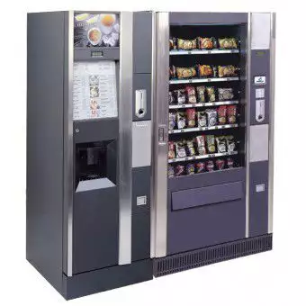 Поставяне вендинг автомат за кафе и пакетирани стоки