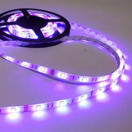 LED лента с променливи цветове на диодите - RGB