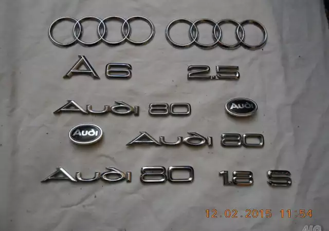 6. Снимка на емблеми и надписи за коли