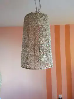 Лампа от ратан ПЛ3