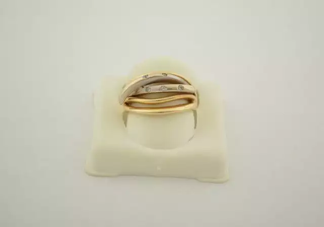 1. Снимка на дамски златен пръстен Д 32090 - 1