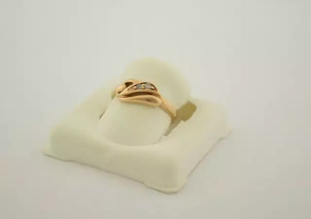 2. Снимка на дамски златен пръстен Д 30829 - 2