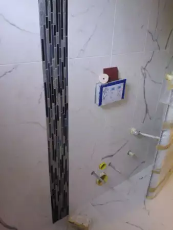 6. Снимка на монтаж на тоалетни структори и душове за вграждане