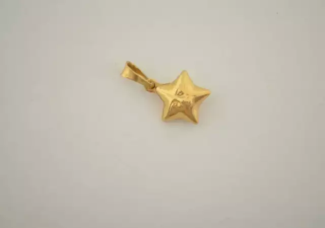 2. Снимка на нова златна висулка - 20030 - звезда