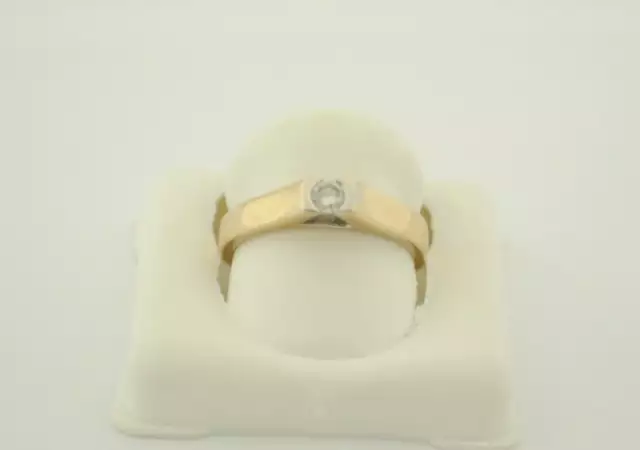 Дамски златен пръстен 27531 - 1