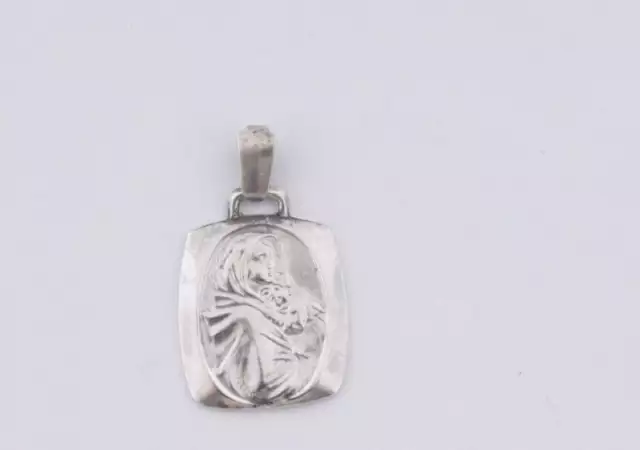 сребърна висулка - богородица