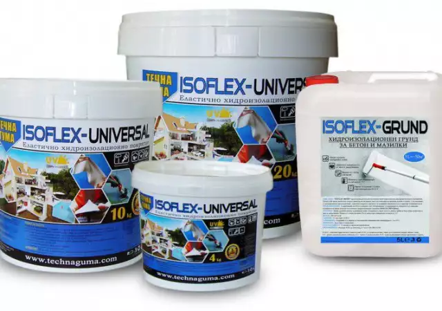Течна гума Isoflex - Universal. Хидроизолация на покриви, тера