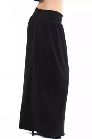 Черна дълга пола