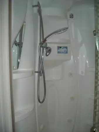 3. Снимка на Овална парна душ кабина с хидромасаж - марка , , титан, , 