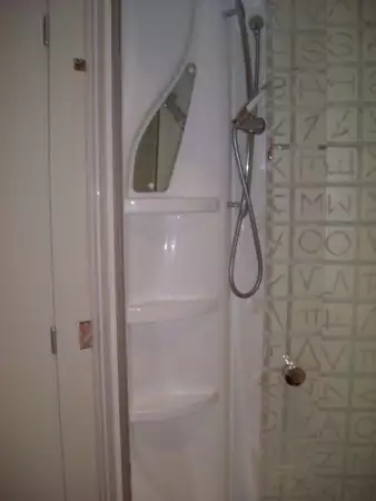 4. Снимка на Овална парна душ кабина с хидромасаж - марка , , титан, , 