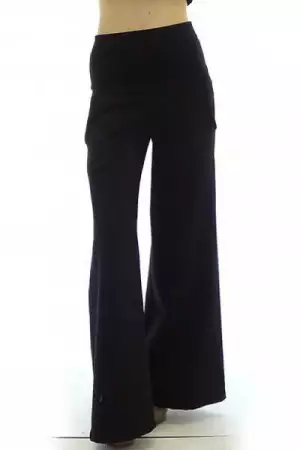 1. Снимка на Черен дамски панталон