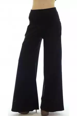 2. Снимка на Черен дамски панталон