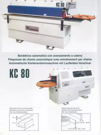 Кантираща машина - Casadei Industrie Kc80