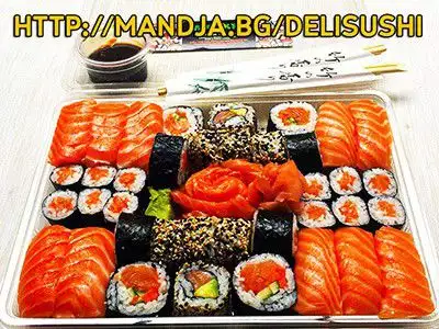 1. Снимка на Голям Суши сет за вкъщи от Deli Sushi Box с доставка