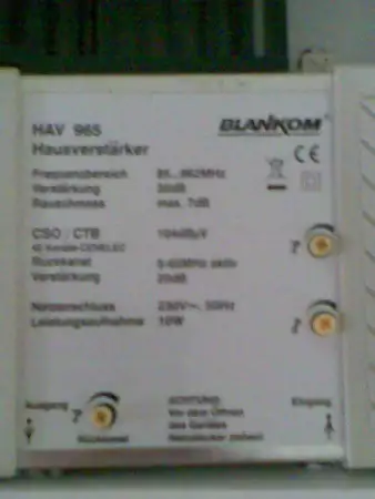 Продавам CATV Усилвател HAV 965 Blankom