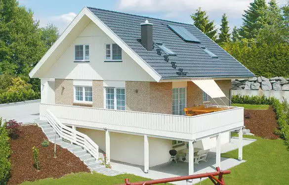 1. Снимка на ниско енергийни сглобяеми къщи