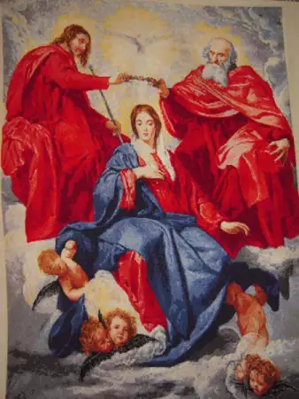 1. Снимка на Коронацията на девата на Веласкес