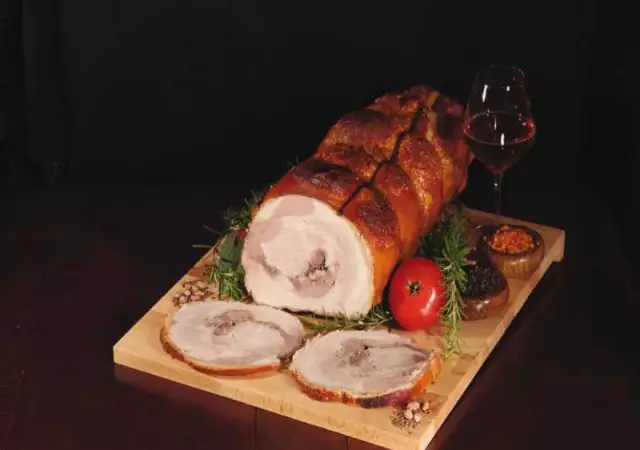 4. Снимка на Поркета от свинско месо - истинският италиански вкус