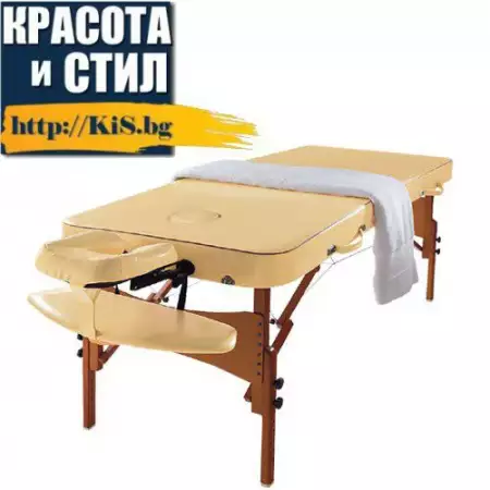 Дървена масажна кушетка - преносима NO.VA Ergo Delux Plus