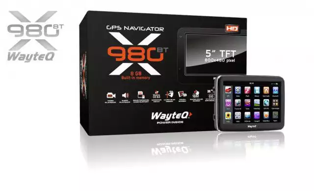 GPS Wayteq 800MHz, DualCore, 256 RAM