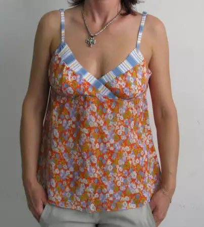 Дамска блуза с презрамки