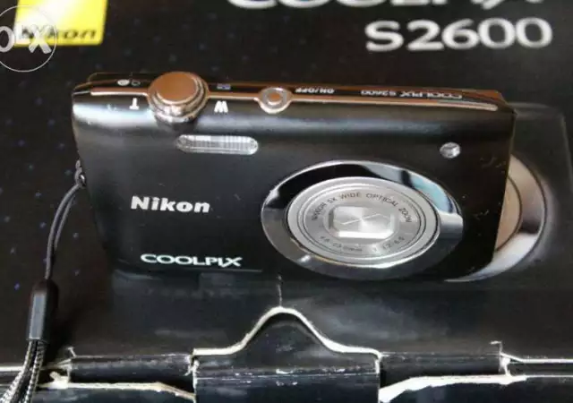 4. Снимка на Фотоапарат HD Nikon Coolpix S2600, 14Mp като нов