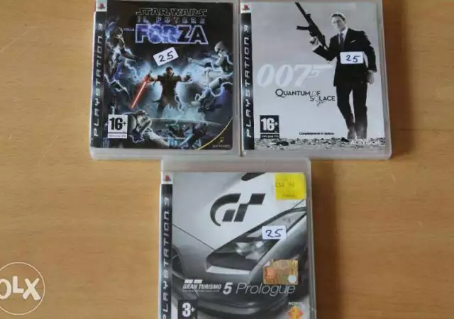1. Снимка на Sony PlayStation за тройка три игри по 25лв