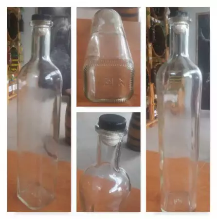 1. Снимка на Нови стъклени бутилки с тапи 0, 75 л.