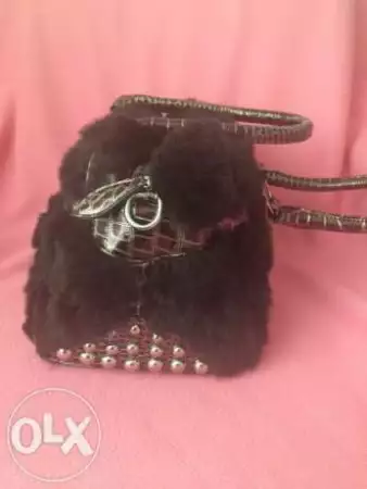 3. Снимка на Чанта с естествен косъм от заек