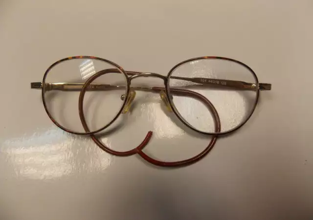очила - рамки за дете за диоптрични стъкла метални размер 12