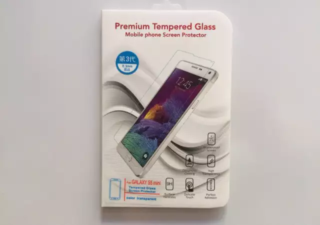 1. Снимка на Стъклен протектор за Samsung G800H Galaxy S5 Mini Dual