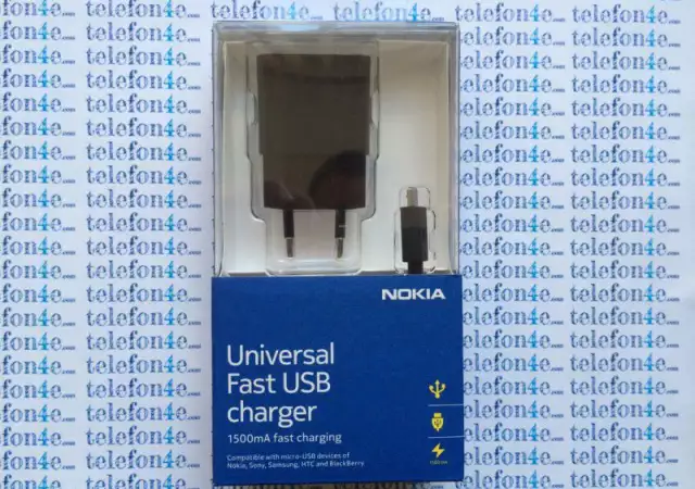 Nokia AC - 60 Оригинално универсално USB зарядно 1500mAh Unive