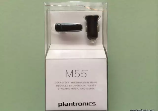 1. Снимка на Plantronics M55 Безжична слушалка