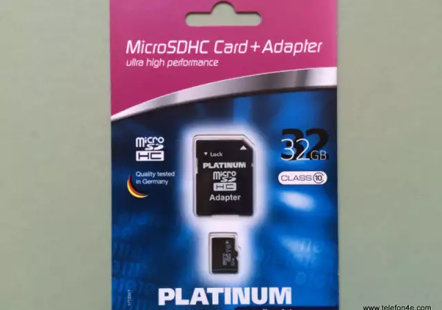 1. Снимка на SONY PLATINUM Micro SD карта 32GB Class 10