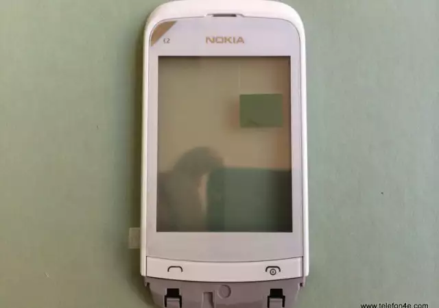 1. Снимка на Nokia C2 - 03 Оригинален тъчскрийн с рамка White Бял