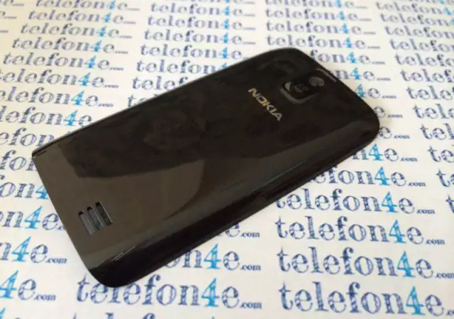 Nokia Asha 310 Оригинален заден капак Black Черен