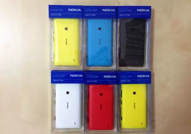 2. Снимка на NOKIA Оригинален заден капак за Lumia 520