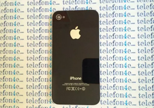 Apple iPhone 4 Оригинален заден панел Black Черен