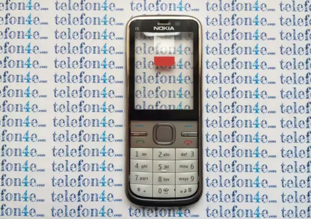 4. Снимка на Nokia C5 - 00 Оригинален панел комплект White Бял