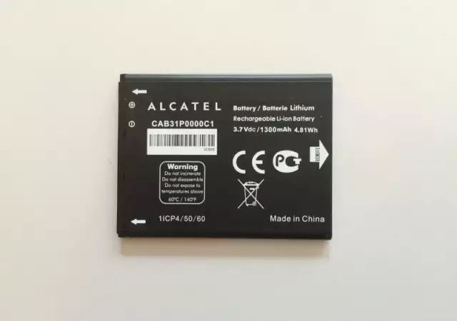 1. Снимка на Батерия за Alcatel One Touch 4033X Pop C3 CAB31P0000C1 1300