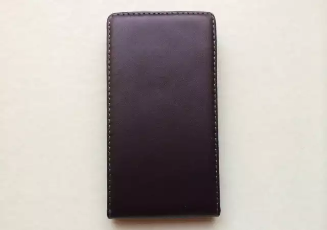 2. Снимка на Nokia Lumia 925 Кожен Калъф Тип Тефтер Black Черен
