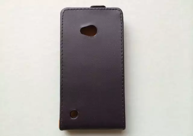4. Снимка на Nokia Lumia 720 Кожен Калъф Тефтер Black Черен