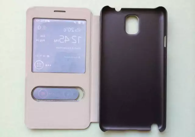 3. Снимка на Samsung N9005 Galaxy Note III Flip Cover Black Черен