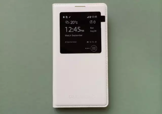 4. Снимка на Samsung N9005 Galaxy Note III Flip Cover White Бял